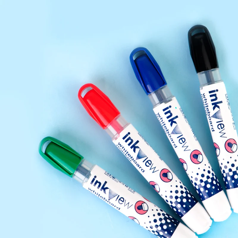 uni PWB-202 Whiteboard Pen 1.8-2.2MM Round Fiber Pen Head Tip Erasable Large Capacity Marker Teacher School Supplies
