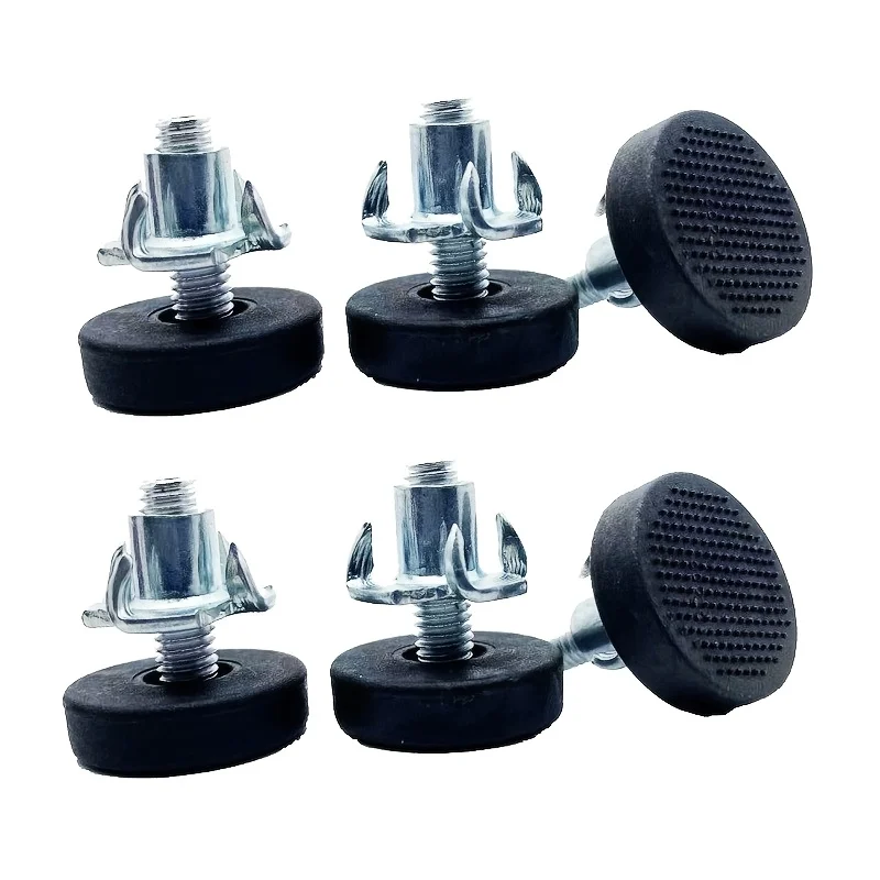 Set of 20 Adjustable Metal Furniture Legs with Non-Slip Base for Indoor and Outdoor Use