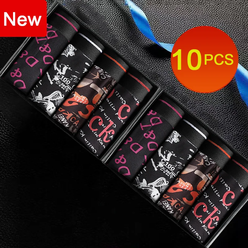 10 pieces Mens Underwear Hot Men Underpants Male Men Panties Shorts Breathable Boxer Shorts Comfortable soft Plus size 5xl 6xl