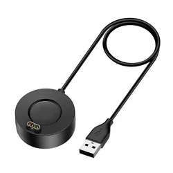Versatile Charging Dock for Garmin Watches - Sleek Stand Station with Charging Cable (Black)