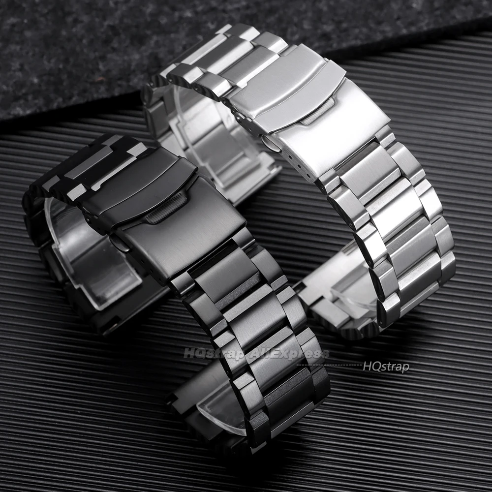 Premium Solid Stainless Steel Universal Watch Band Bracelet