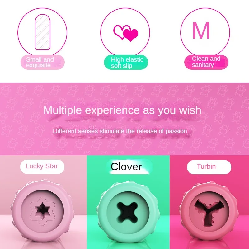 Male Masturbator Male Masturbator Cup Manual Silicone Portable Sucking Airplane Cup Soft Vagina Blowjob Pocket Pussy Masturbation Sex Toy For Men