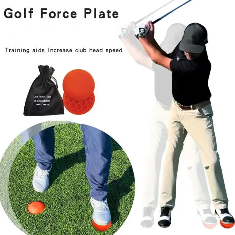 

Нажимная пластина для гольфа, многоразовая резиновая Шаговая подставка для гольфа, аксессуары для гольфа, улучшенная игра для гольфа, помощь в обучении и тренировке