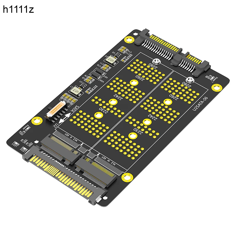 

M2 SSD Adapter M.2 NVME M Key to U.2 SFF-8639 M.2 SATA B Key to SATA2.0 2.5" Converter Board Supports 2230 2242 2260 2280 M2 SSD