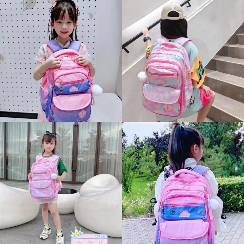 Fashion Oxford Cloth School Bag Clouds Design Multifunction Kids Backpack Waterproof Large Capacity Mochilas Travel 1