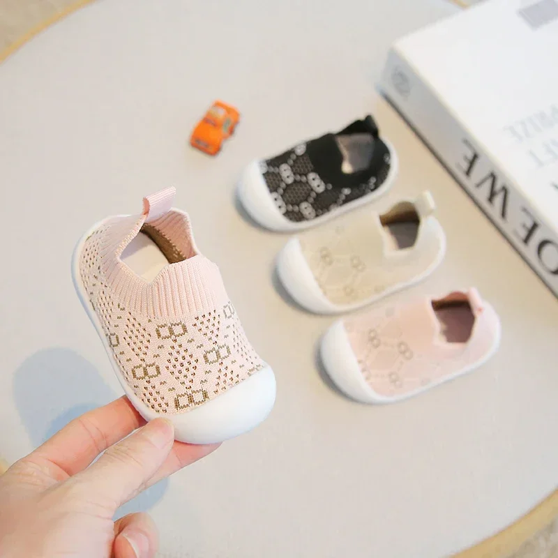 Newborn Baby Boy Shoes Baby Toddler Shoes Soft Sole Indoor Non-slip and Prevent Children's Floor