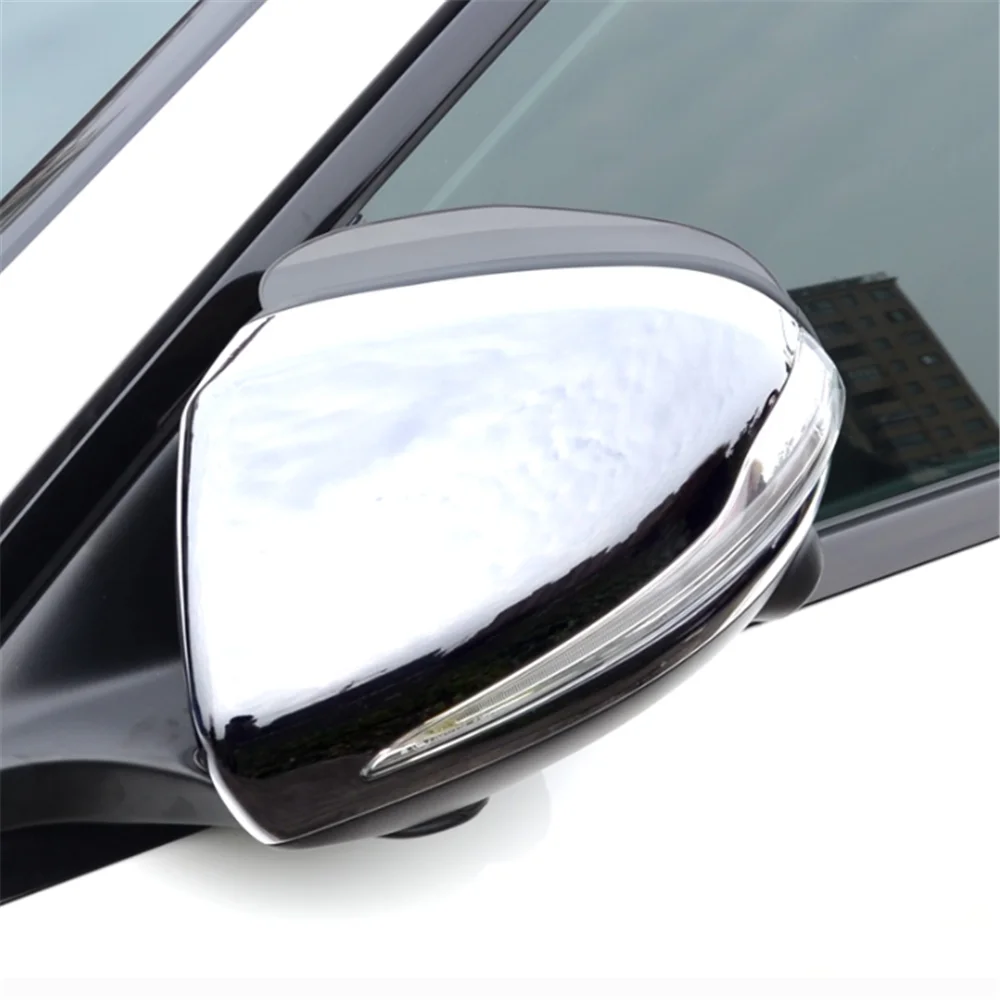 Car rearview mirror rain cover 2pcs For Seat Ibiza 6L 6J Leon FR Altea Renault Megane 3 Logan Scenic 2 Dacia Duster 1