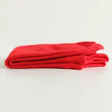 

1 Pair Innovative Wear-resistant Attractive Comfortable Fu Character Red Socks for Families Unisex Socks Red Socks