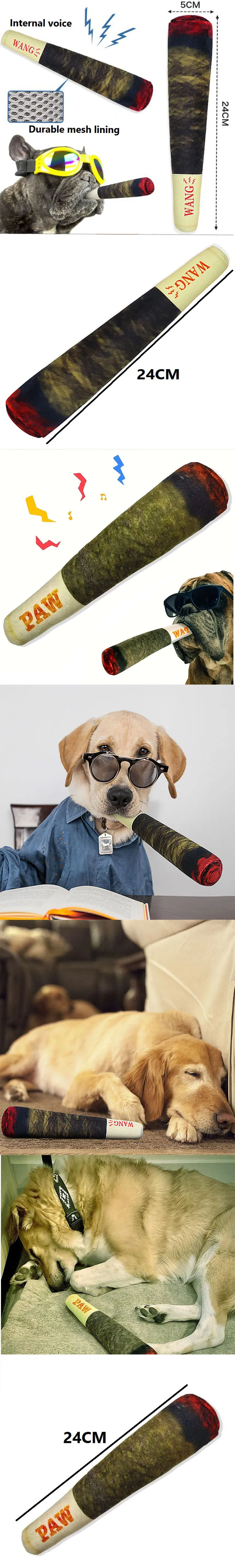 Durable Interactive Squeaky Dog Plush Toy For Chewing And Play_voghion.com