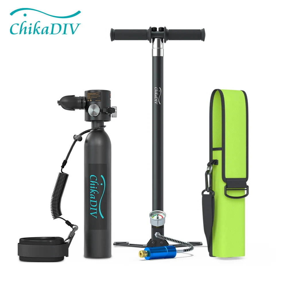 Chikadiv Scuba Tank Portable Mini Diving Cylinder Constant Pressure Valve
