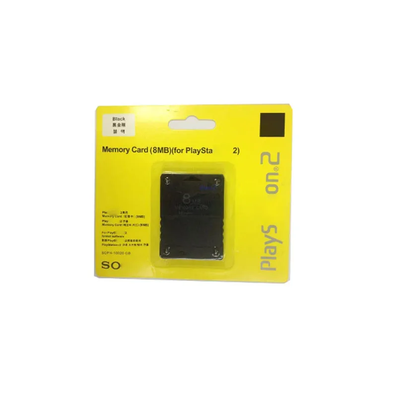 High quality 8MB 16MB 32MB 64MB storage card For PS2 Memory Card game accessory Repair Replacement