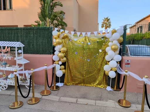 Description Picture 6 of item2 Pack Party Glitter Curtain Backdrop Decorations Silver Rose Gold Laser Party Curtain for Birthday Wedding Party Background