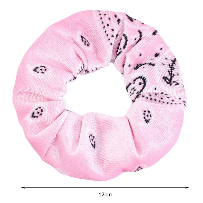 Koranische Samt Paisley Haargummis Große Haar Accessoires_voghion.com