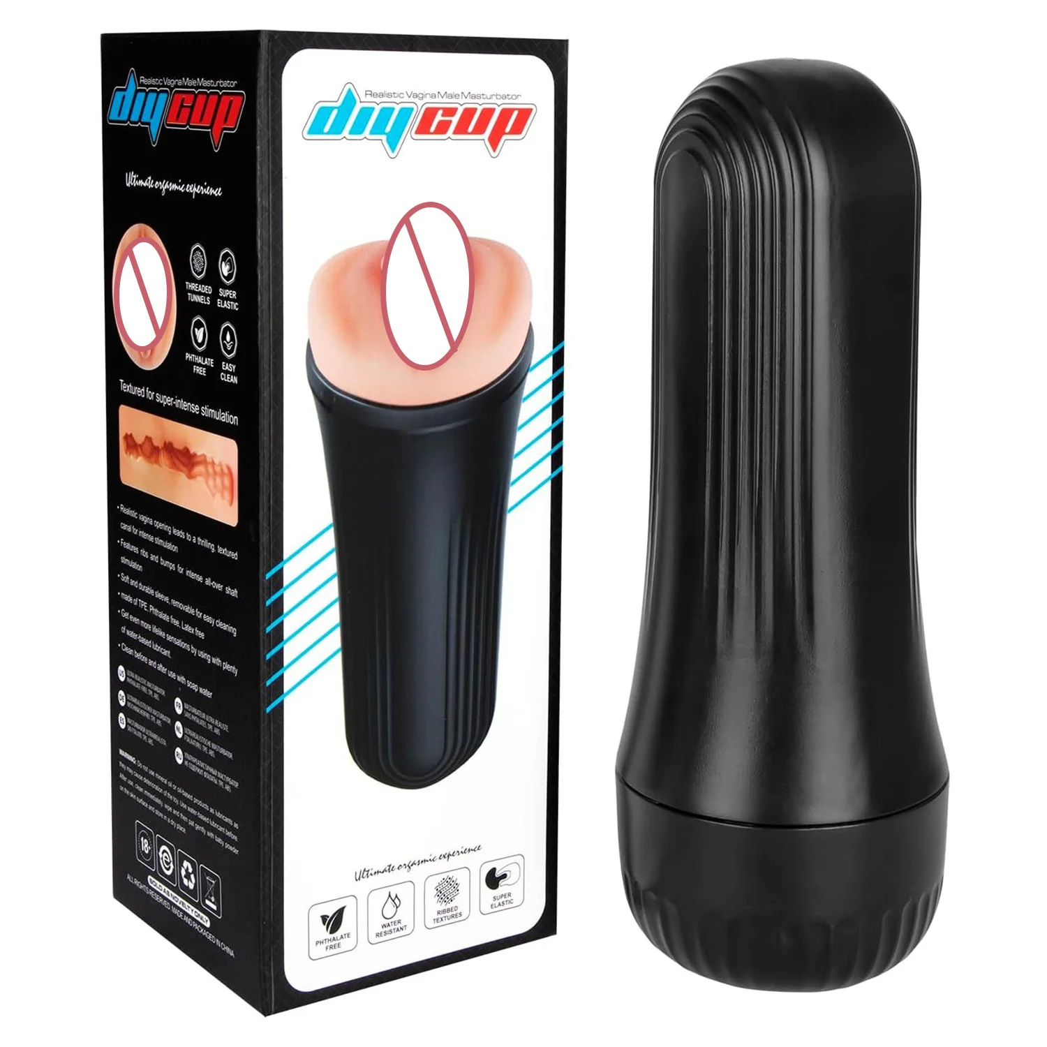 Manual Vagina Masturbator Cup Male Artificial Soft Pussy Erotic Trainer Pocket Massger Masturbation Adult Sex Toys for Men 18+