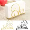 Space-Saving Metal Napkin Holder Nordic Style Freestanding Table Paper Organizer Thicken No-slip Tissue Storage Rack Home 1