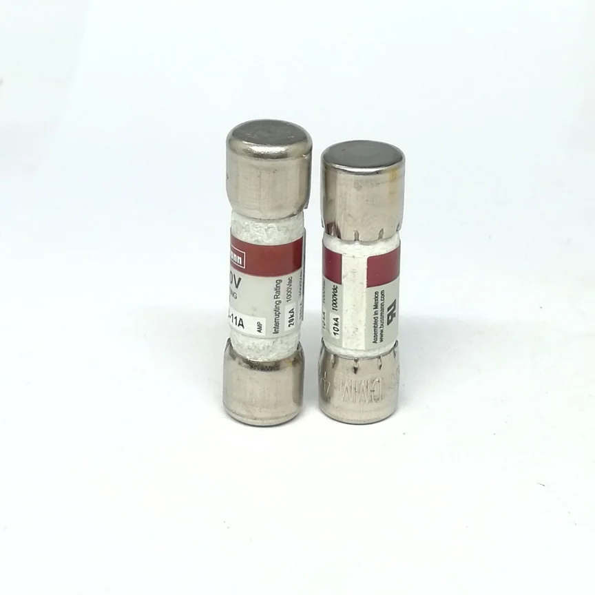 1pair Ceramics FAST-ACTING FUSE DMM-B-11A + DMM-B-44/100-R 1000VAC/DC 1A+0.44A FOR FLUKE MULTIMETER