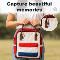 Ourlife Thumb Keychain Camera 0.96inch Mini Action Camera Retro Support Memory Card 1080P Very Small Camcorder Video Recorder 3