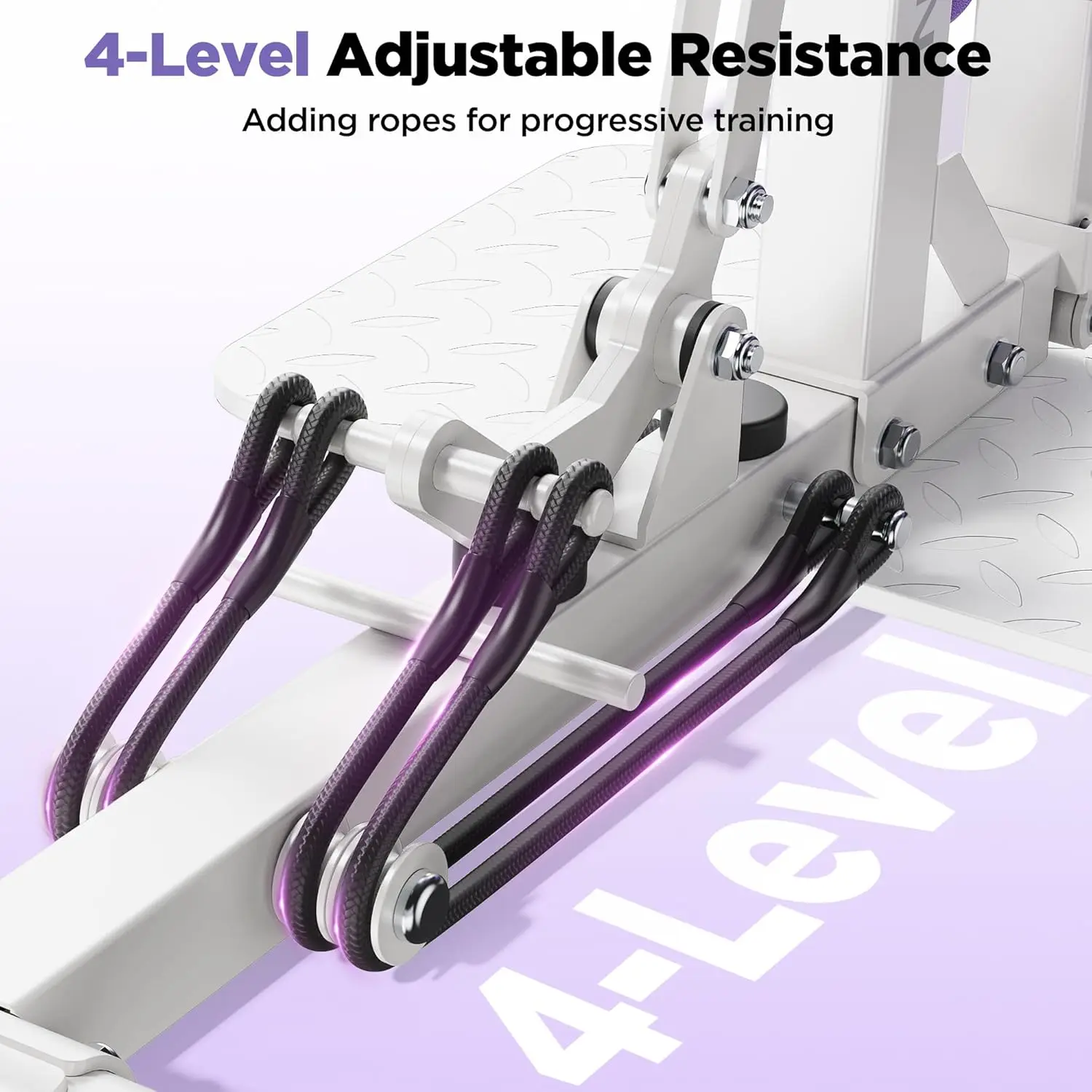 FEIERDUN Adjustable Deep Squat Machine-7 Level Resistance Glute&Leg Trainer Home,Multi-Functional Equipment For Women_voghion.com