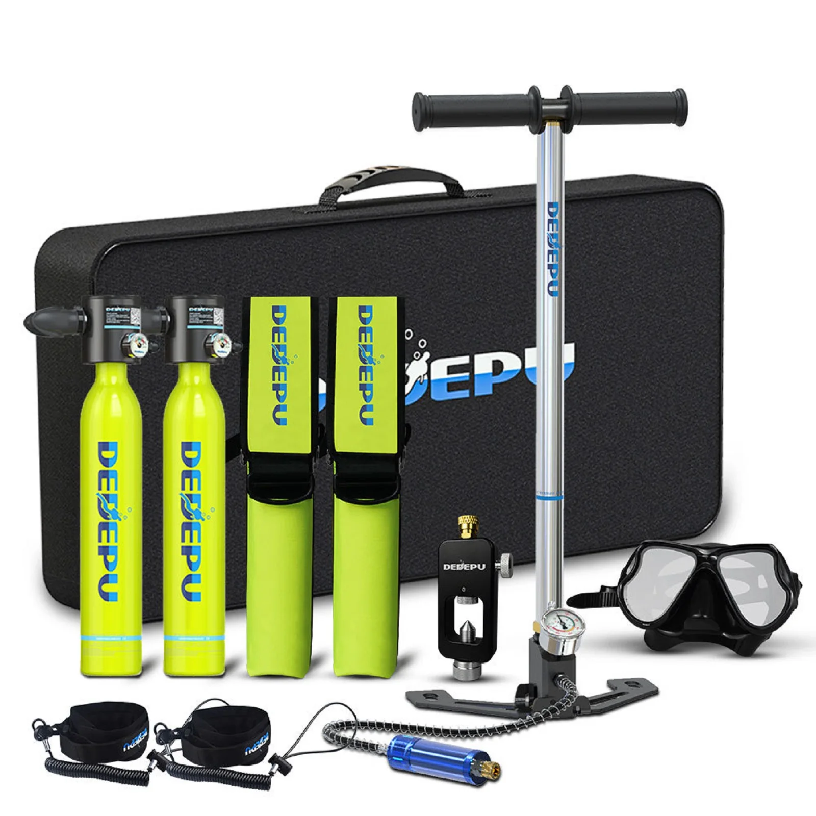 

0.5L Mini Scuba Diving Tank Underwater Diving Breathing Training Oxygen Bottle 10-15 Minutes Air Scuba Snorkeling Equipment