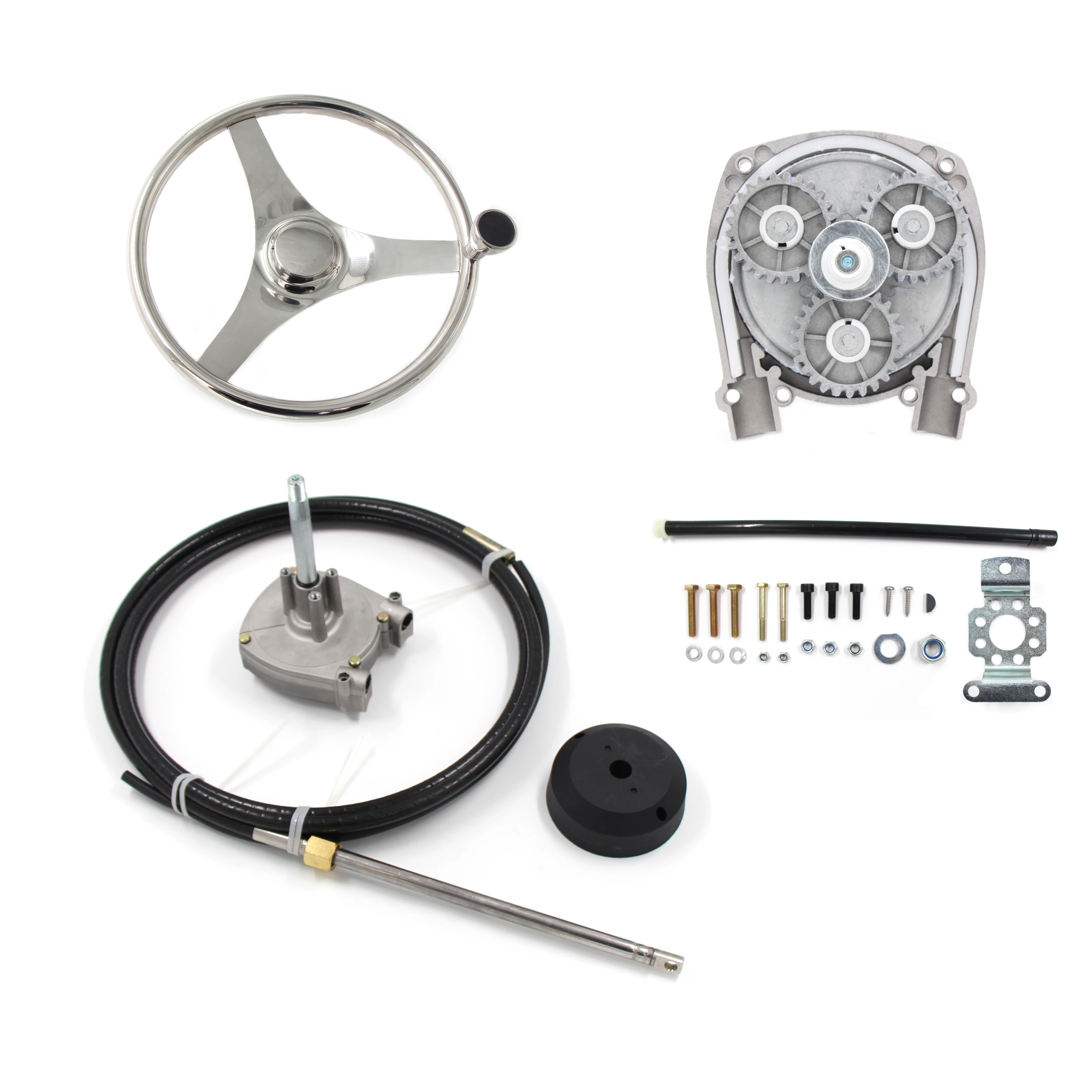 Mechanical Steering System Marine Outboard Engine Motor Speed Boat