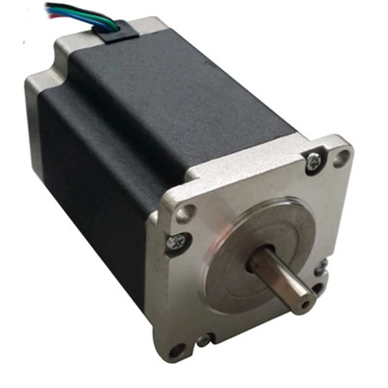 CNC 기계용 Nema24 스텝퍼 모터, 2 상 4 와이어, 76mm, 2.2N.m(306oz-in), 1.8 도 4A 샤프트, 8mm 프레임, 60mm
