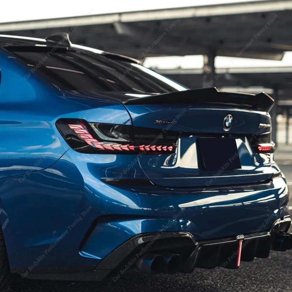 Spoiler Per Bagagliaio Alto Stile Psm Per Bmw G20 G80 Serie 3 320I 320D 330I 330D M340 M3 Bodykit Per Ala Posteriore Del Bagagliaio Posteriore 2019-20