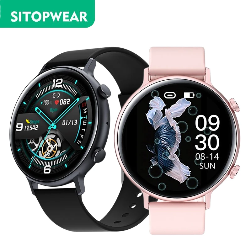 

2023 Smart Watch Men's Women Smartwatch IP68 Waterproof Watches Fitness Bracelet Heart Rate Monitor For Apple Samsung Android