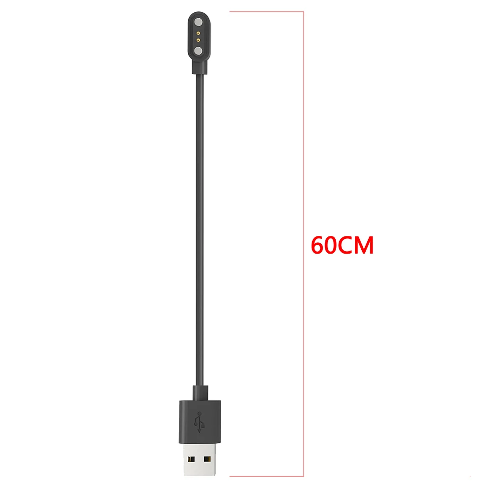 USB 교체용 마그네틱 시계 충전기, COLMI C60, C61, i20 용 충전기, 시계 충전 케이블 교체, 시계 액세서리