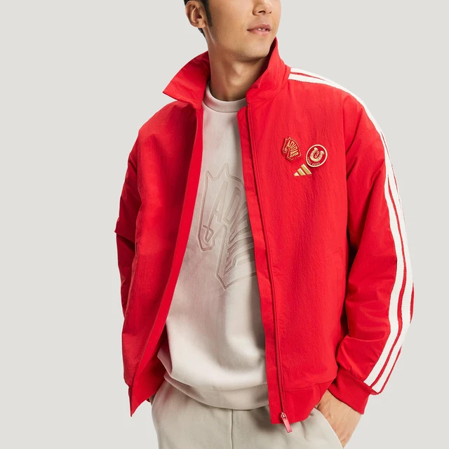 Veste de sport tissée à col pour homme Adidas authentique pour l'hiver KE4059 1