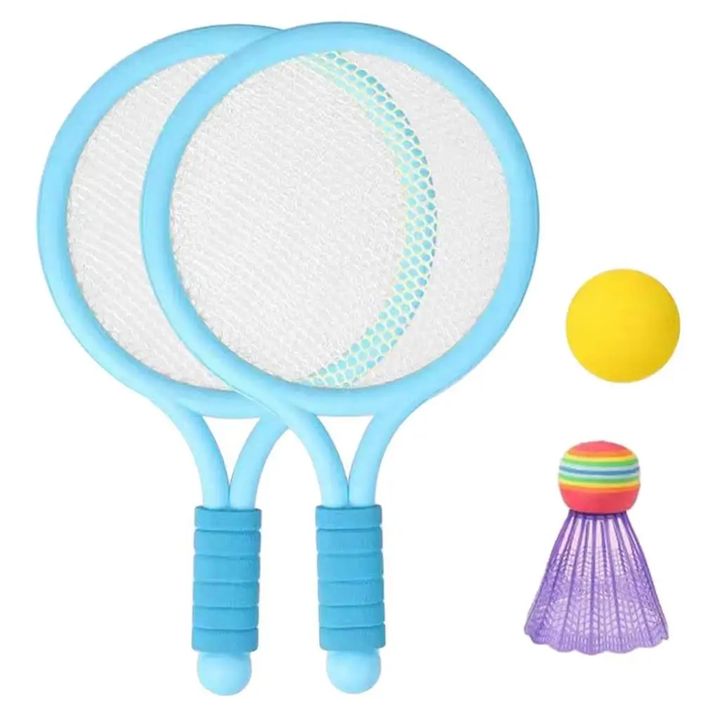 Комплект детских теннисных ракеток для бадминтона, спортивное пляжное оборудование для начинающих