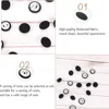Chzimad 20Pcs 10/15/20Mm Handmade Satin Fabric Wrapped with Thin Button Flat Back DIY Decorative Button Cutting Pasting Craft 2