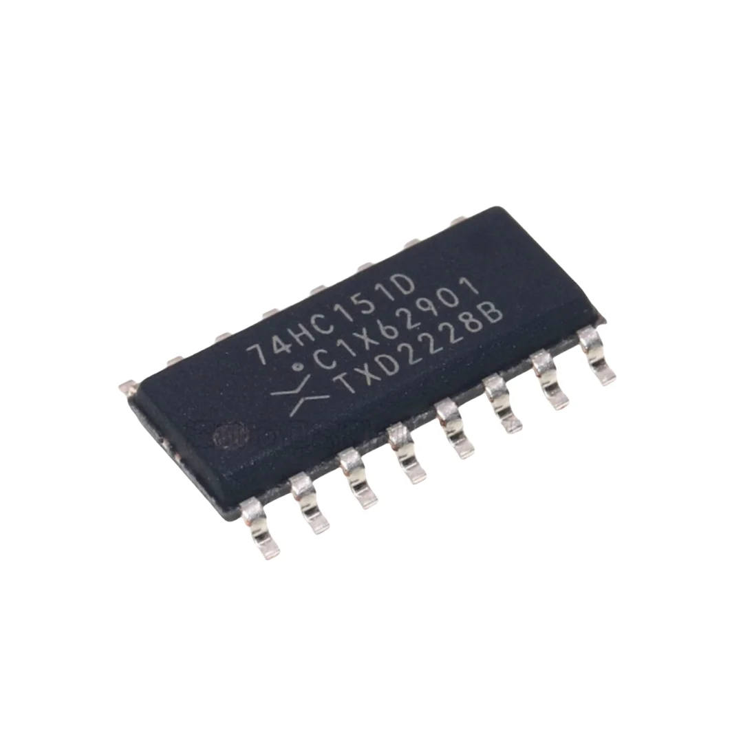 오리지널  SMD 로직 칩, 74HC151D,653 SOIC-16, 8 입력 멀티플렉서