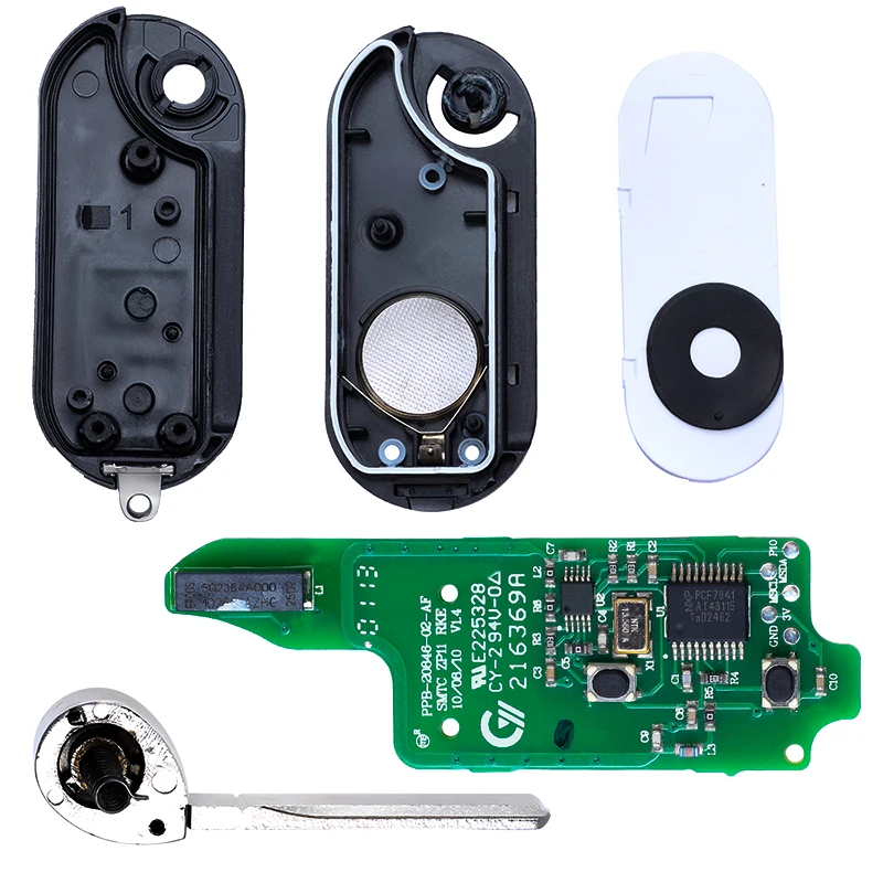 KEYECU 434MHz ID46 chip 2 Button Flip Smart Remote Key Fob for MG3 2010 2011 2012 2013 2014 2015