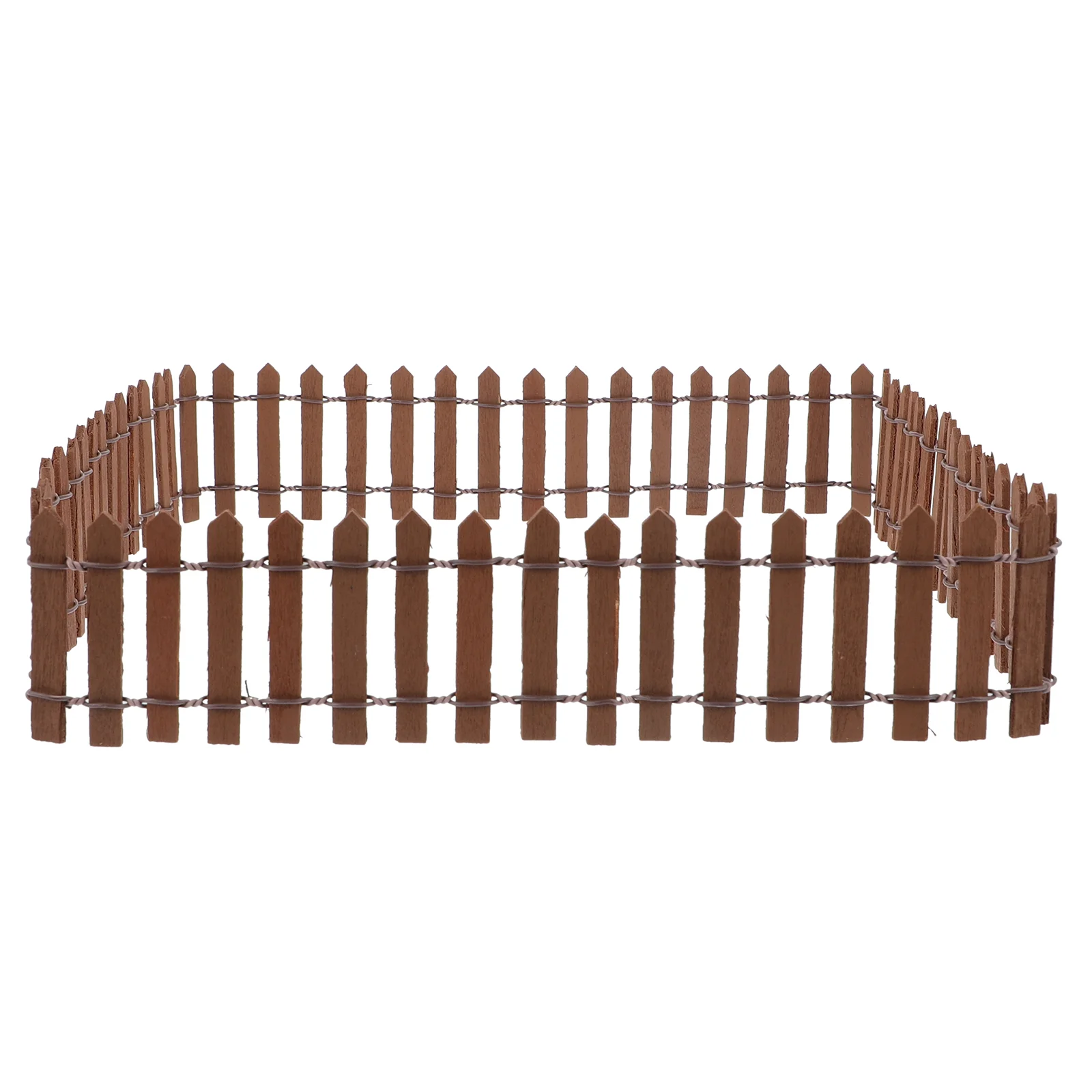 

Fence Decorative Mini Scene Ornament The Wooden Micro Landscape Miniature Model