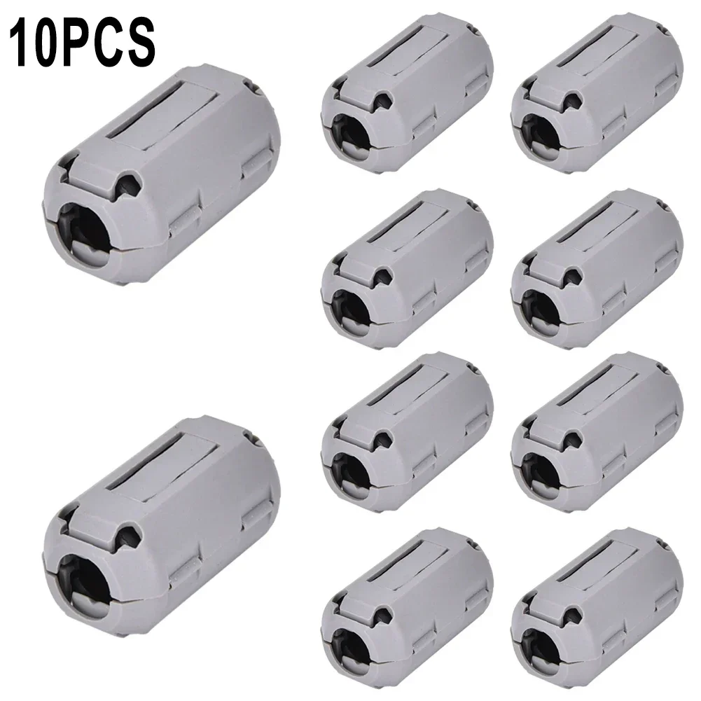 10Pcs 5mm Ferrite Core Noise Suppressor Filter Ring Cable Clamp RFI Computers Hard Disks Audio Equipment Copiers Ferrite Filter Core