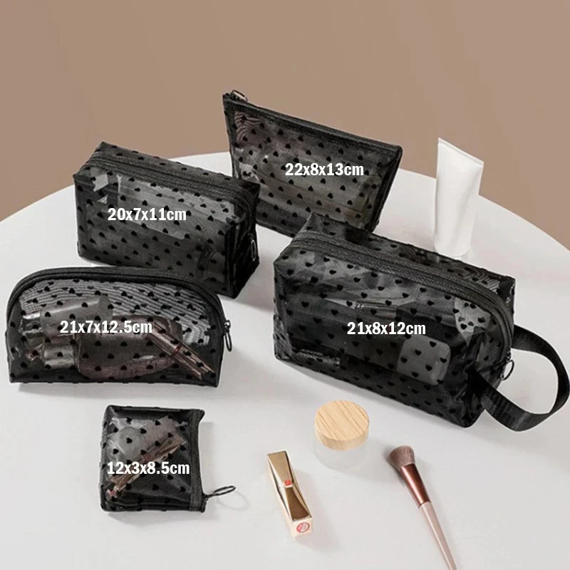 Cosmetic Bag Makeup Organizer Toiletry Bag Women Lipstick Key Coin Purse Pouch