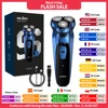 Sejoy 5W Electric Rotary Shavers for men 2 in 1 Razor Rechargeable Hair Trimmer 3D Floating Blade Washable Shaving Beard Machine 1