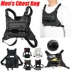 Sport Chest Bag Water Resistant Lightweight Front Chest Pack Running Vest Bag Men Woman Phone Carry Waist Bag Extra Storage Pack 1