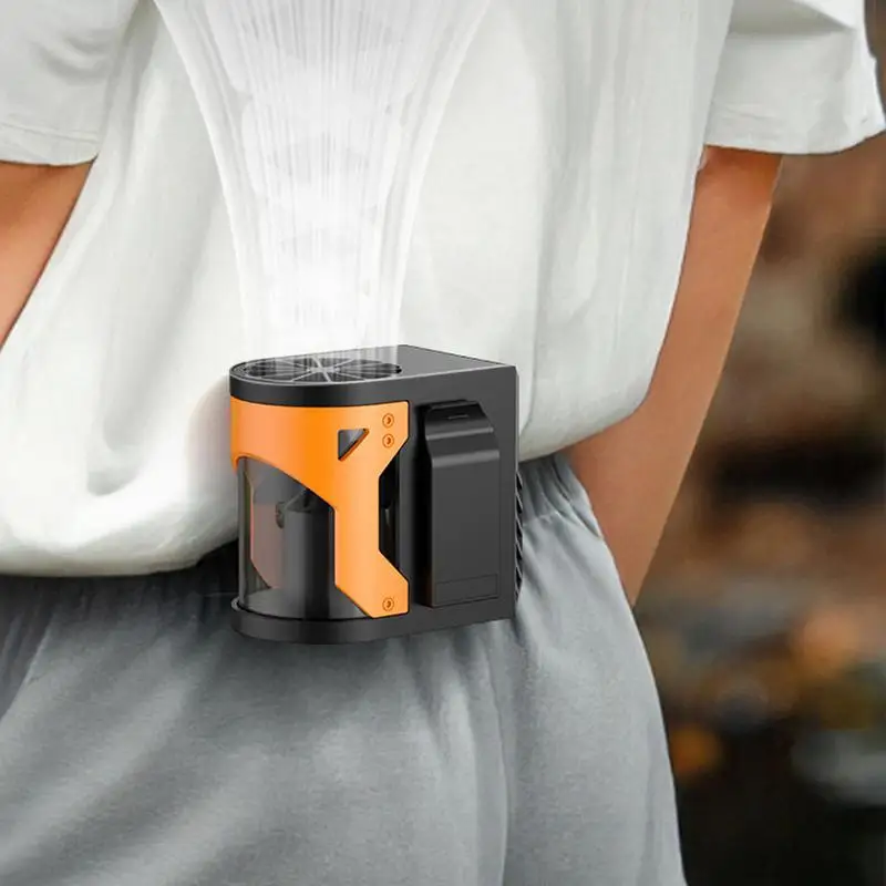 

Портативный USB-вентилятор на талию, 5 скоростей