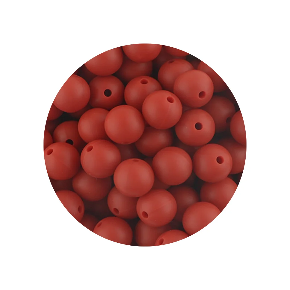Vibrant Silicone Beads for DIY Jewelry Crafting - 50 Pieces, 12/15mm