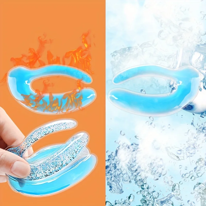 Cold Compress Gel Eye Patch Physical Cooling Double Eyelid Eye Cold & Hot Compress Facial Care Tool for Beauty and Personal Care