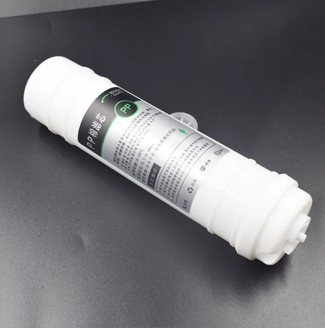 One-piece PP cotton filter element 10-inch quick-connect filter element 2-point quick-connect for water purifier