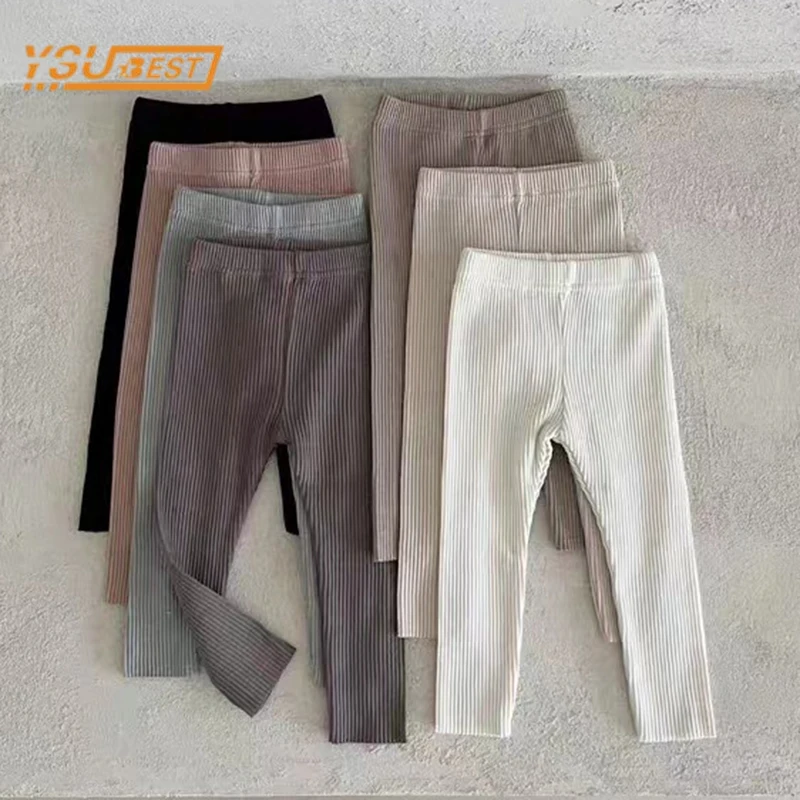 0-3Yrs Infant Baby Boys Girls Pure Color Pants Children's Clothes Pants Spring Summer Casual Kids Baby Girls Boys Pants 1