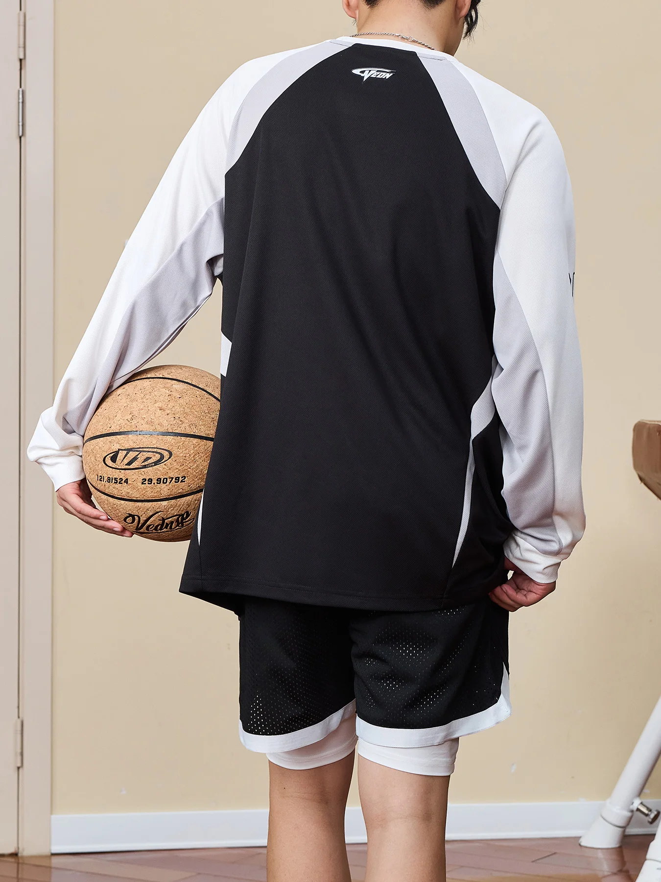 Thin Long Sleeve Sport Basketball Shirt for Men