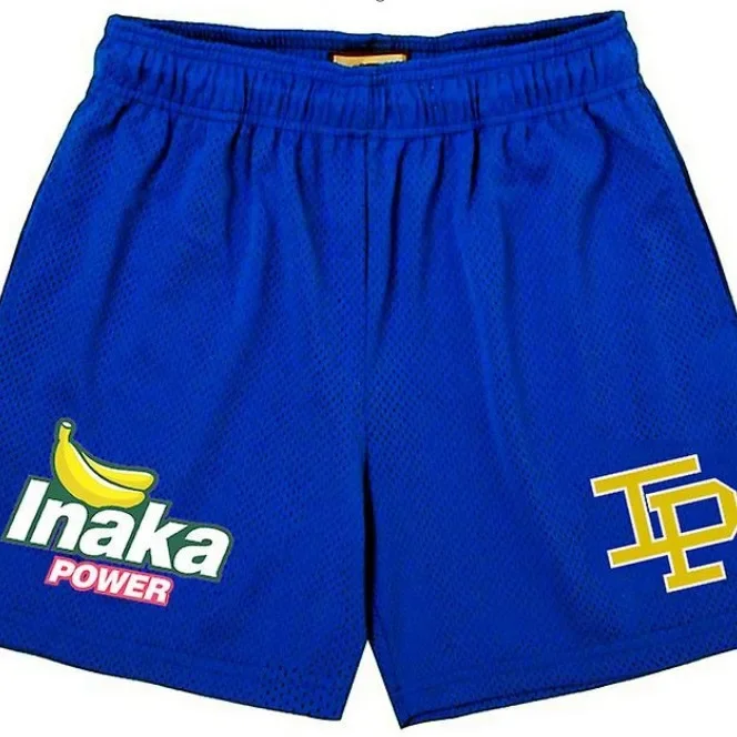 American Style Basketball Shorts IP Casual Sports Mesh Four-Quarter Pants Men Not over Knee Basketball Running Training Fitness