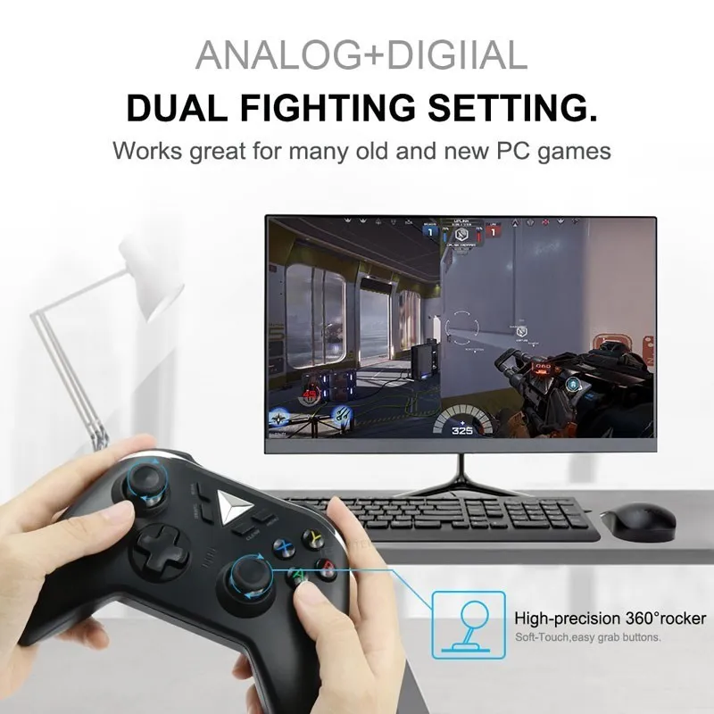 2.4G   е, Xbox One X S ܼ PS3  Ʈѷ PC ̽ƽ е Xbox one Controle ׼