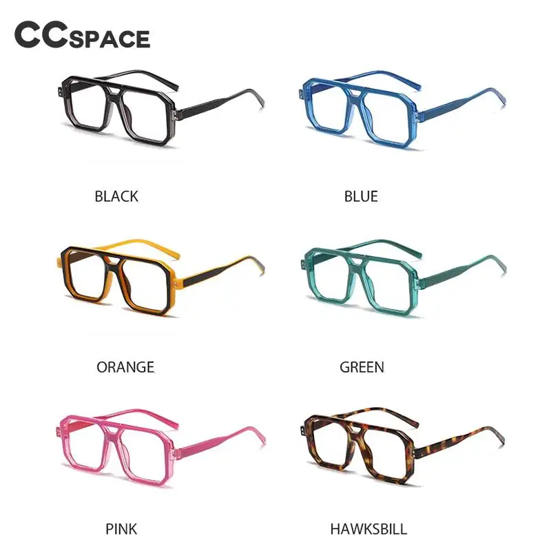 Big Size Square Glasses Frame Women Men Optical Computer Eyeglasses Frames Office Decoration Fake Eyewear