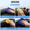AIVC Plastic Restore Revitalizer Plastic Renovator Longlasting Coating For Car Rubbers Refurbish Clean Gloss Black Shine 6