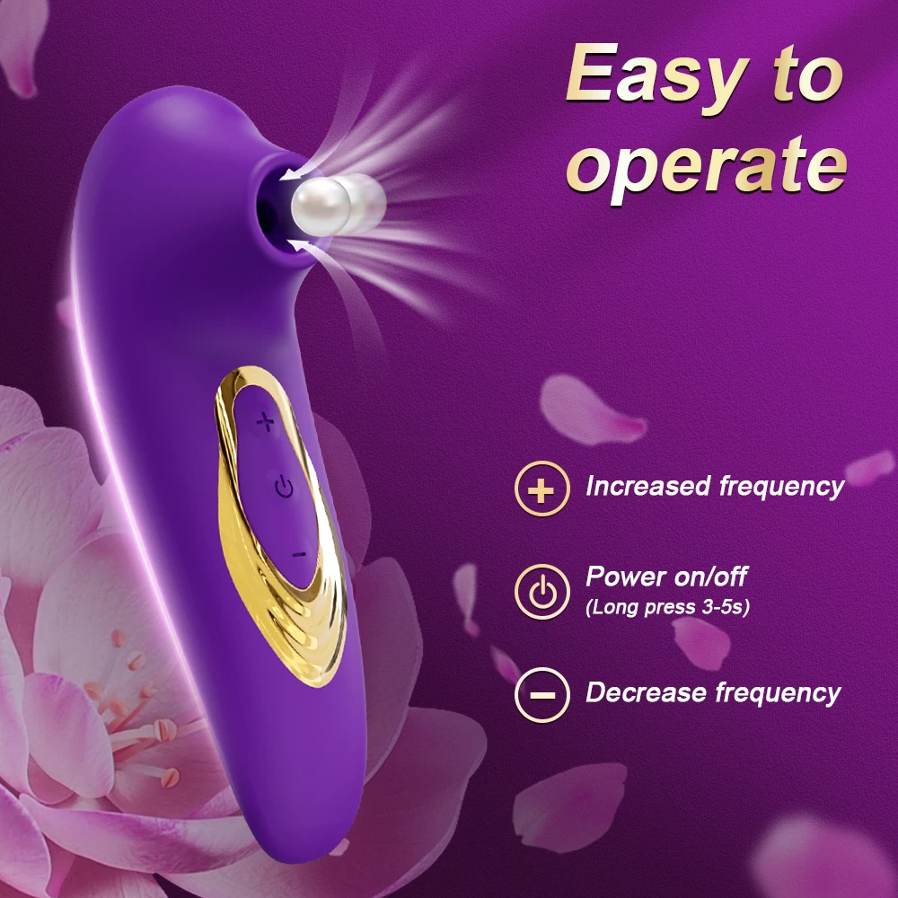 Powerful Clit Sucker Vagina Sucking Vibrator Female Clit Nipple Oral Vacuum Stimulator Massager Sex Toys Adults Goods Women