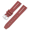 Dark red  line